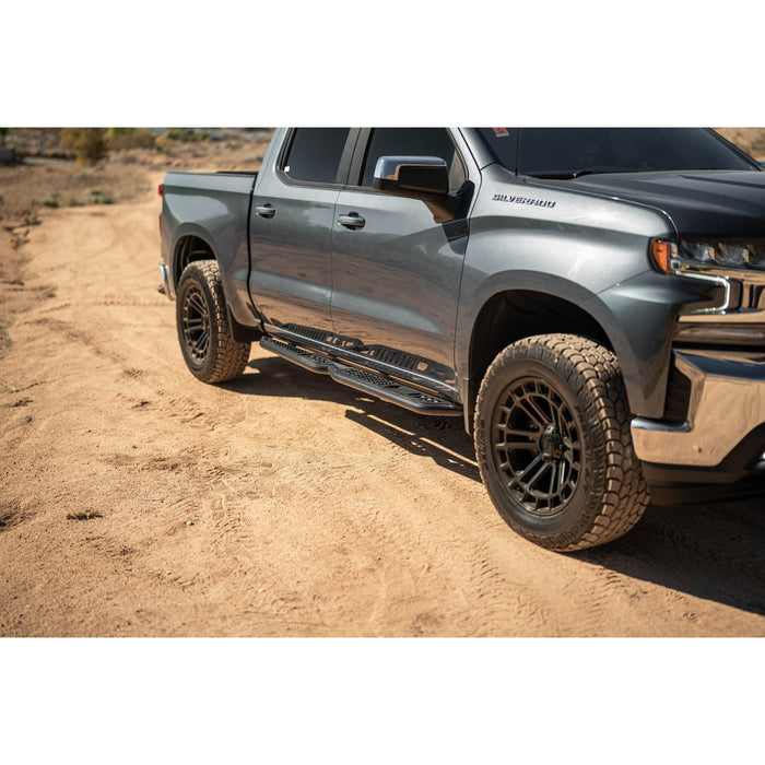DV8 Offroad | 2019-2024 GMC Sierra 1500 & Chevrolet Silverado 1500 Crew Cab OE Plus Side Steps