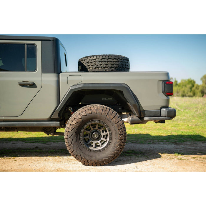 DV8 Offroad | 2020-2025 Jeep Gladiator JT Adjustable In-Bed Tire Carrier
