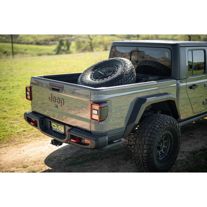 DV8 Offroad | 2020-2025 Jeep Gladiator JT Adjustable In-Bed Tire Carrier