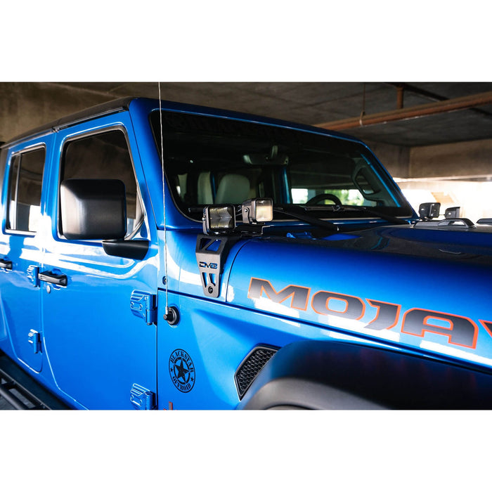 DV8 Offroad | 2020-2026 Jeep JL 392 &amp; Jeep JT Mojave Edition Dual Pod Light Mounts