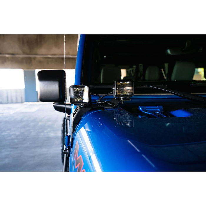 DV8 Offroad | 2020-2026 Jeep JL 392 &amp; Jeep JT Mojave Edition Dual Pod Light Mounts