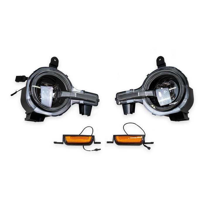 DV8 Offroad | 2021-2025 Ford Bronco Black Headlights