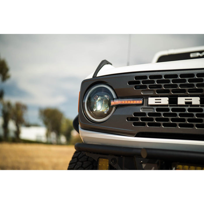 DV8 Offroad | 2021-2025 Ford Bronco Black Headlights