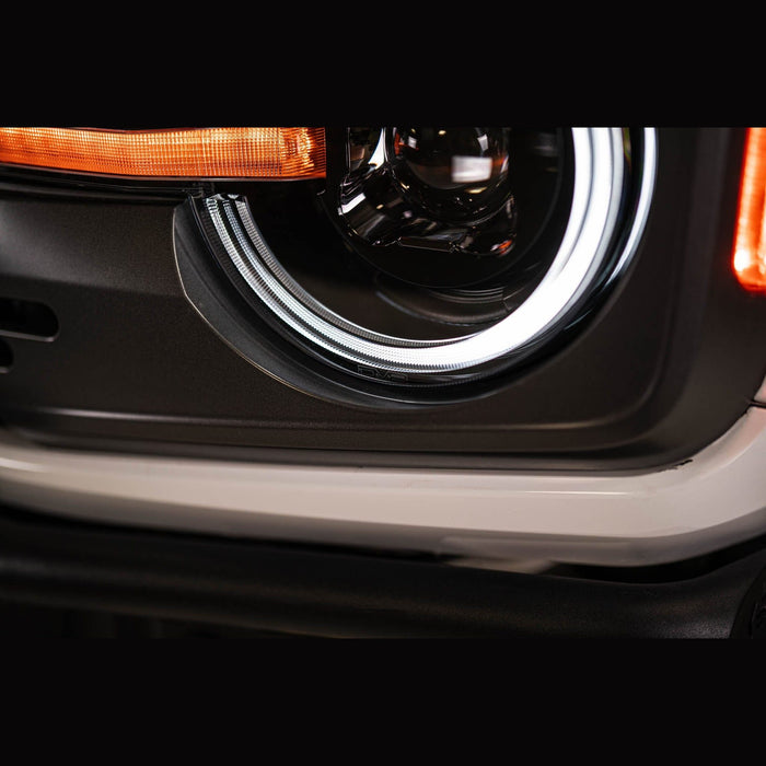 DV8 Offroad | 2021-2025 Ford Bronco Black Headlights