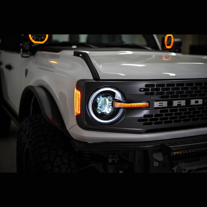 DV8 Offroad | 2021-2025 Ford Bronco Black Headlights