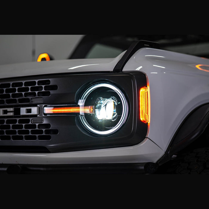 DV8 Offroad | 2021-2025 Ford Bronco Black Headlights