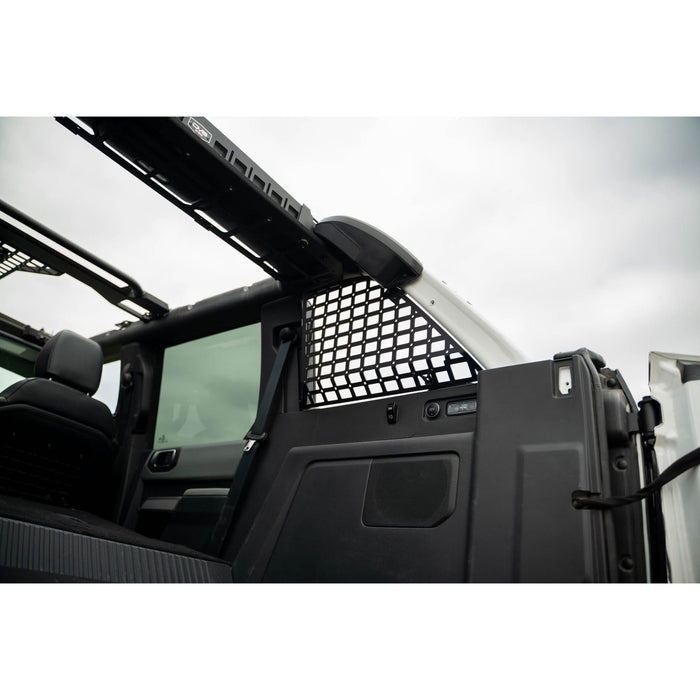 DV8 Offroad | 2021-2026 Ford Bronco 4-Door Pocketed Rear Window Molle Panels