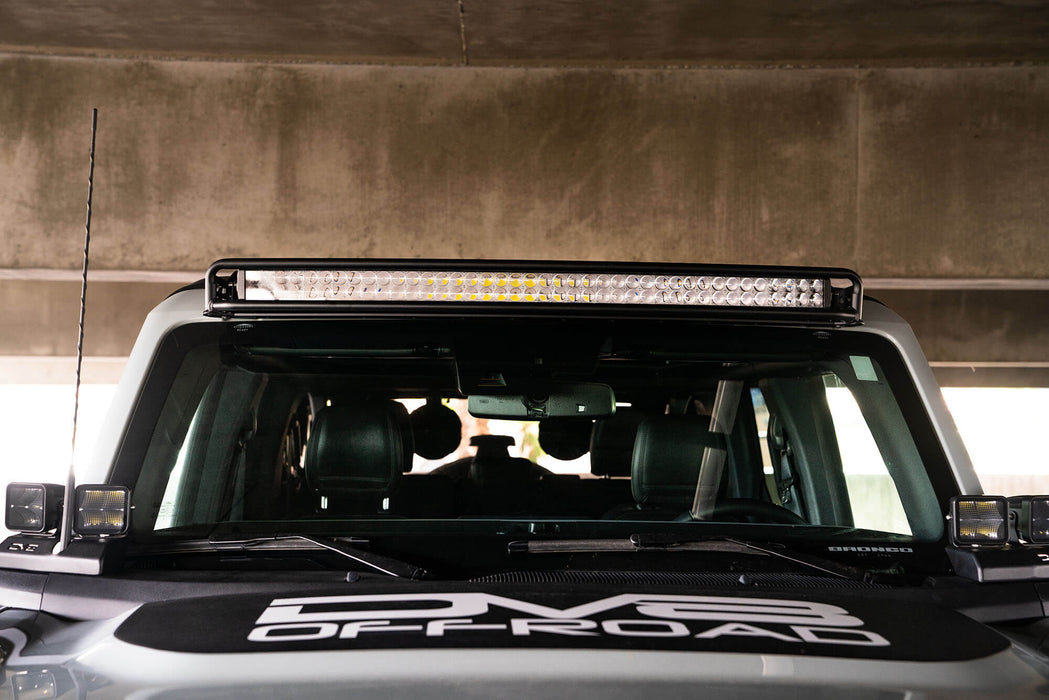 DV8 Offroad | 2021-2026 Ford Bronco 40-Inch Curved Light Bar Mount