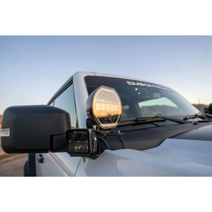 DV8 Offroad | 2021-2026 Ford Bronco | A-Pillar Dual Light Pod Drop Mounts