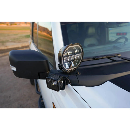 DV8 Offroad | 2021-2026 Ford Bronco | A-Pillar Dual Light Pod Drop Mounts