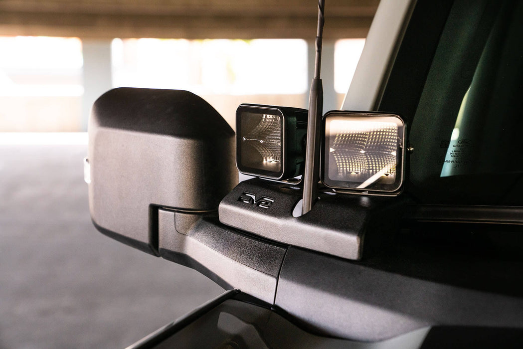 DV8 Offroad | 2021-2026 Ford Bronco A-Pillar Pod Light Mounts