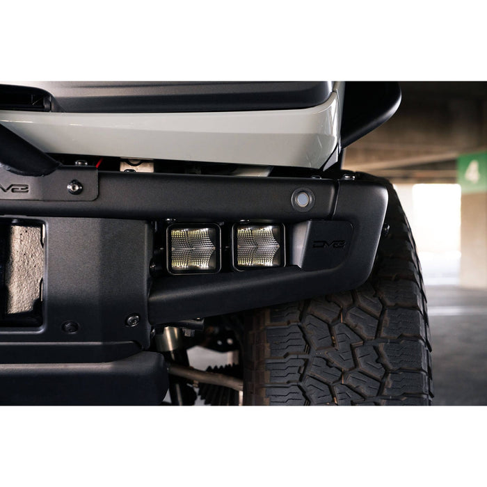 DV8 Offroad | 2021-2026 Ford Bronco Factory Bumper Fog Pocket Light Mounts