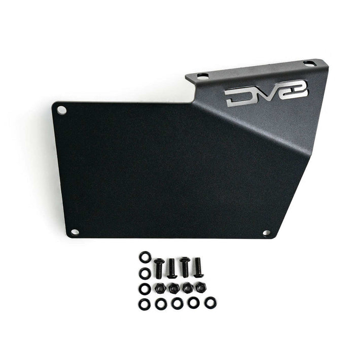 DV8 Offroad | 2021-2026 Ford Bronco Factory Front Bumper License Relocation Bracket | Side