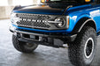 DV8 Offroad | 2021-2026 Ford Bronco Factory Front Bumper License Relocation Bracket | Side