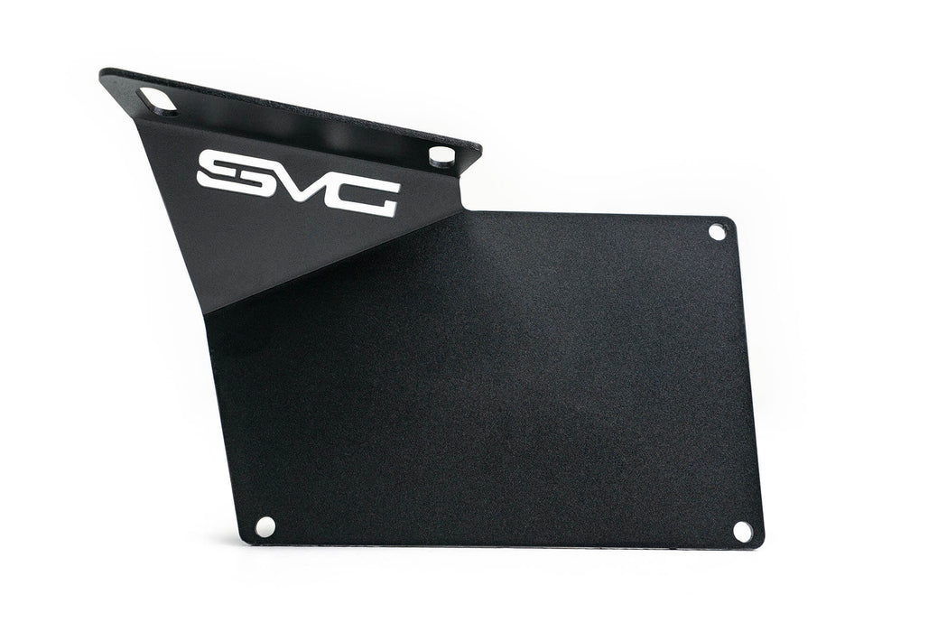 DV8 Offroad | 2021-2026 Ford Bronco Factory Front Bumper License Relocation Bracket | Side
