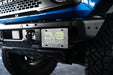 DV8 Offroad | 2021-2026 Ford Bronco Factory Front Bumper License Relocation Bracket | Side