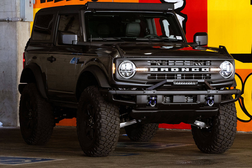 DV8 Offroad | 2021-2026 Ford Bronco | Factory Modular Front Bumper Bull Bar