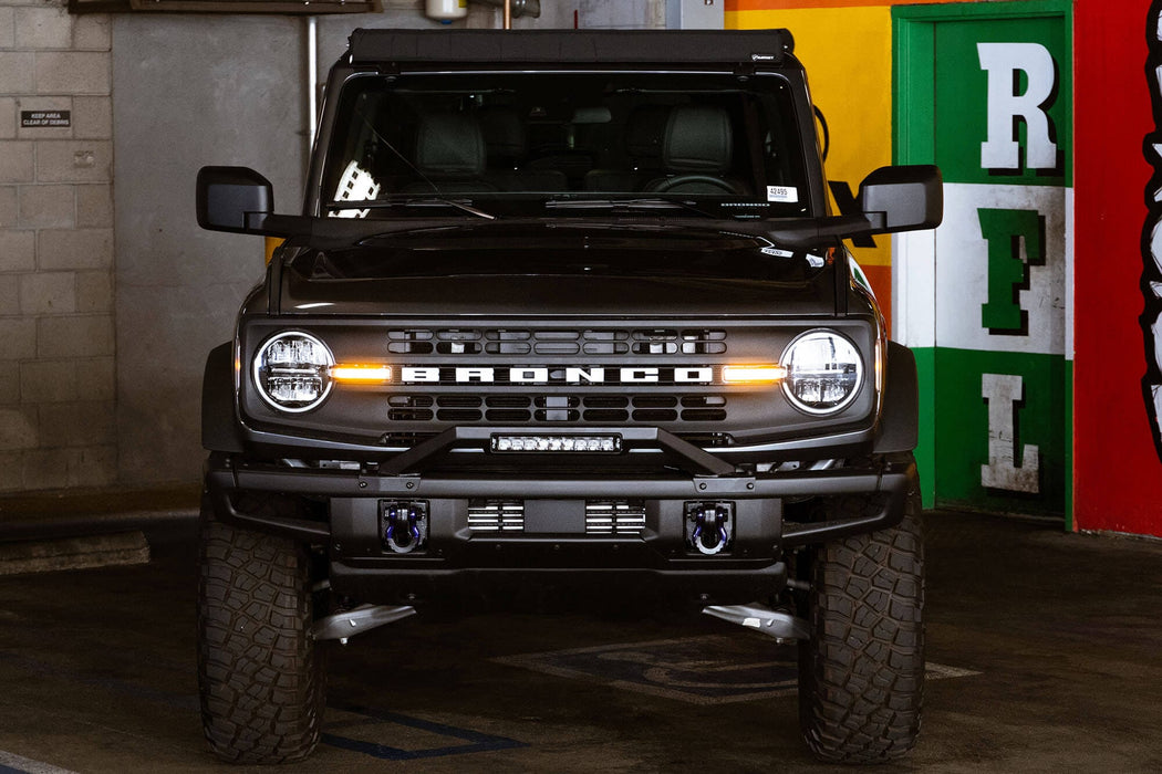DV8 Offroad | 2021-2026 Ford Bronco | Factory Modular Front Bumper Bull Bar