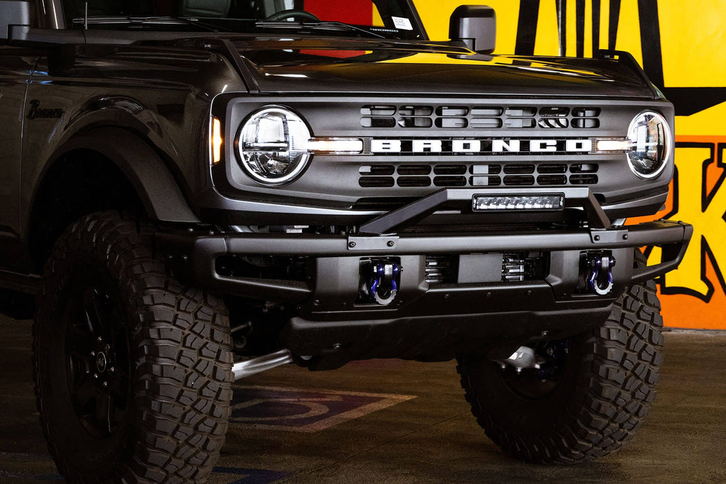 DV8 Offroad | 2021-2026 Ford Bronco | Factory Modular Front Bumper Bull Bar