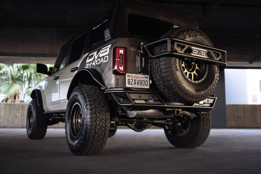 DV8 Offroad | 2021-2026 Ford Bronco Rear License Plate Relocation Bracket