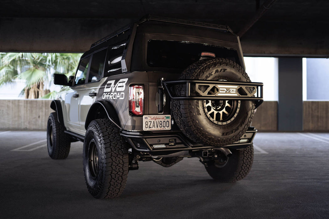 DV8 Offroad | 2021-2026 Ford Bronco Rear License Plate Relocation Bracket