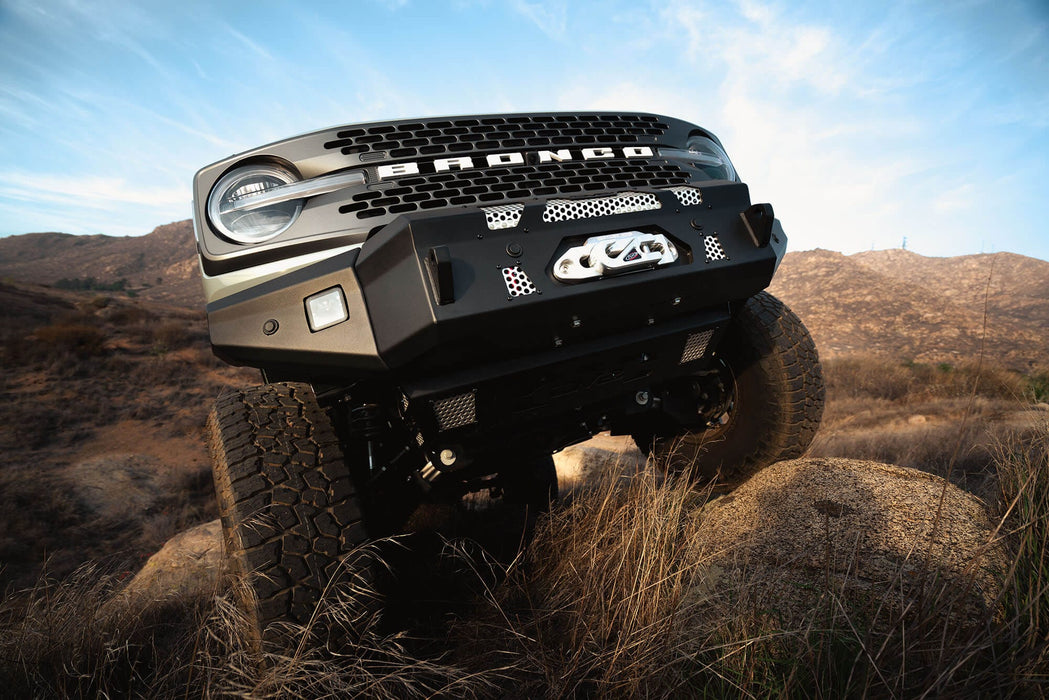 DV8 Offroad | 2021-2026 Ford Bronco Steel Front Skid Plate