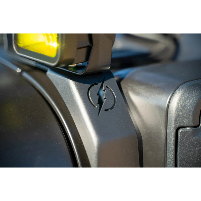 DV8 Offroad | 2021-2026 Jeep Wrangler JL 4xe | Dual Light Pod Mounts