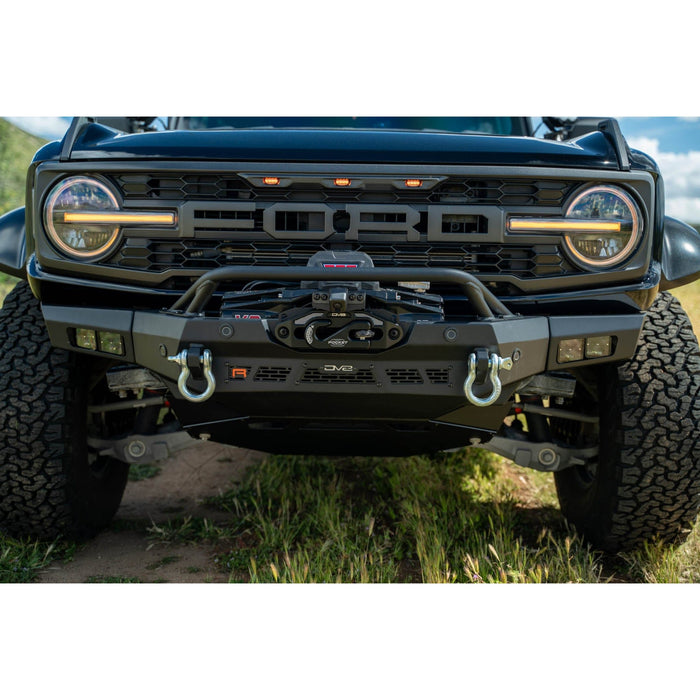 DV8 Offroad | 2022-2026 Ford Bronco Raptor Spec Series Winch Front Bumper