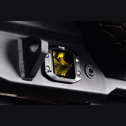 DV8 Offroad | 3-Inch Elite Series LED Amber Flush Mount Pod Light
