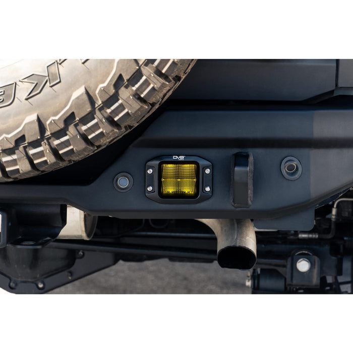 DV8 Offroad | 3-Inch Elite Series LED Amber Flush Mount Pod Light