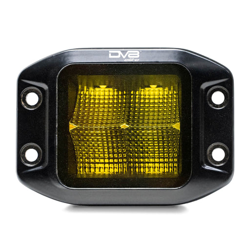 DV8 Offroad | 3-Inch Elite Series LED Amber Flush Mount Pod Light