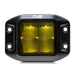 DV8 Offroad | 3-Inch Elite Series LED Amber Flush Mount Pod Light