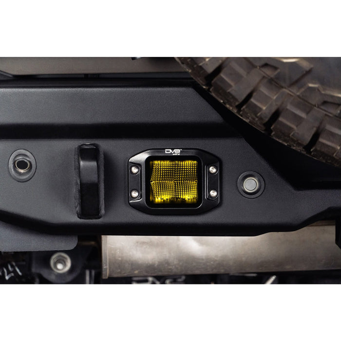 DV8 Offroad | 3-Inch Elite Series LED Amber Flush Mount Pod Light