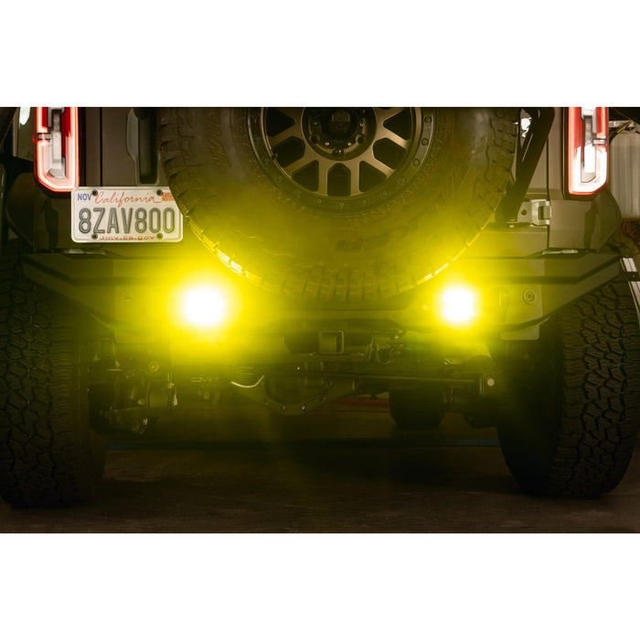DV8 Offroad | 3-Inch Elite Series LED Amber Flush Mount Pod Light