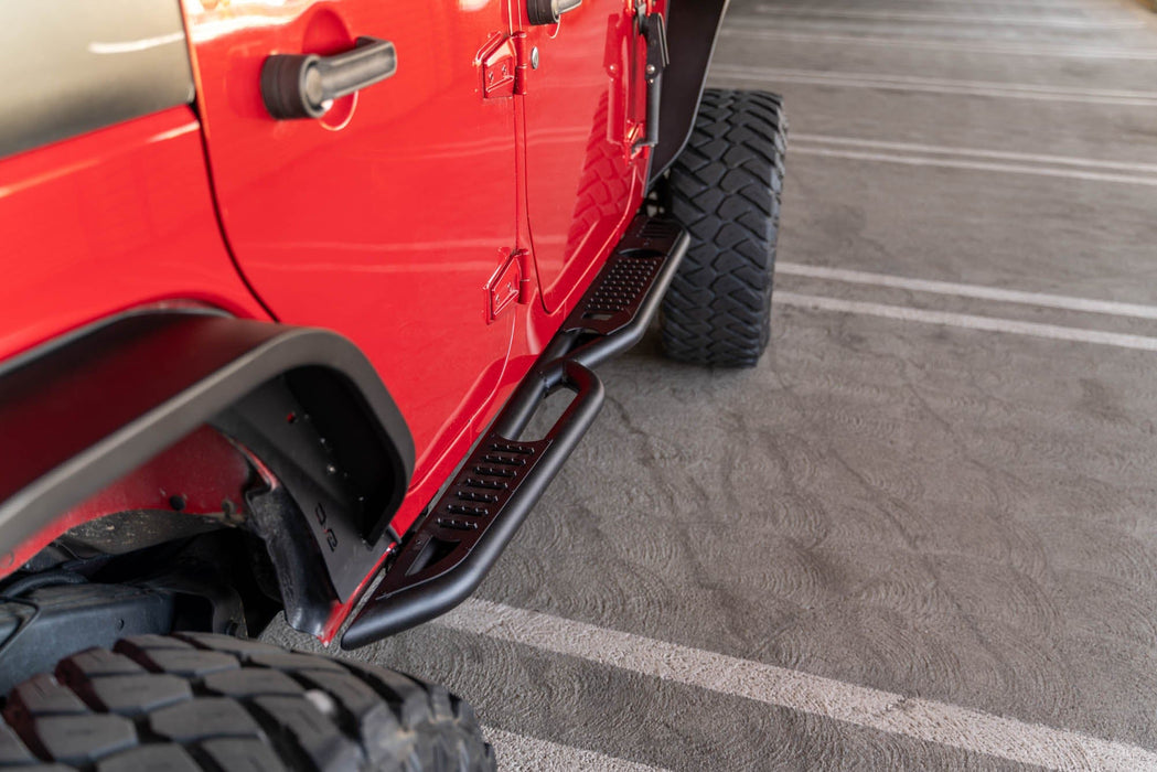 DV8 Offroad | 4-Door Jeep Wrangler JK OE Plus Side Steps