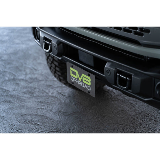 DV8 Offroad | Bronco Capable Front Bumper License Plate Mount