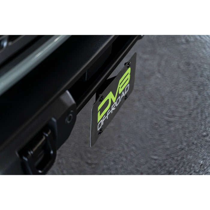 DV8 Offroad | Bronco Capable Front Bumper License Plate Mount