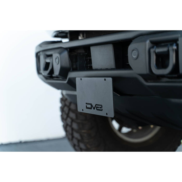 DV8 Offroad | Bronco Capable Front Bumper License Plate Mount