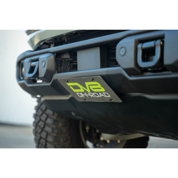 DV8 Offroad | Bronco Capable Front Bumper Slanted License Plate Mount