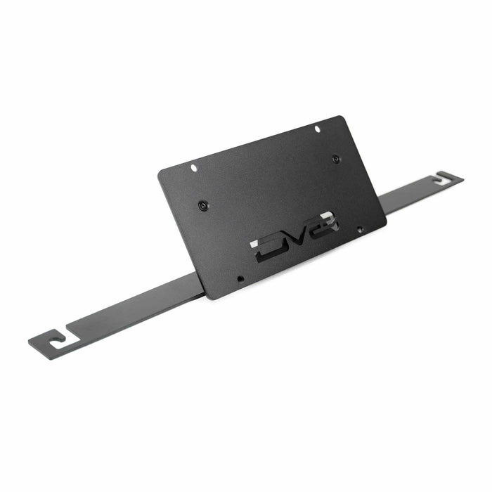 DV8 Offroad | Bronco Capable Front Bumper Slanted License Plate Mount