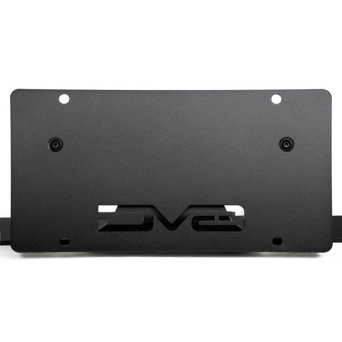 DV8 Offroad | Bronco Capable Front Bumper Slanted License Plate Mount