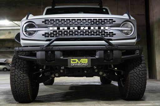 DV8 Offroad | Bronco Front License Plate Relocation Bracket