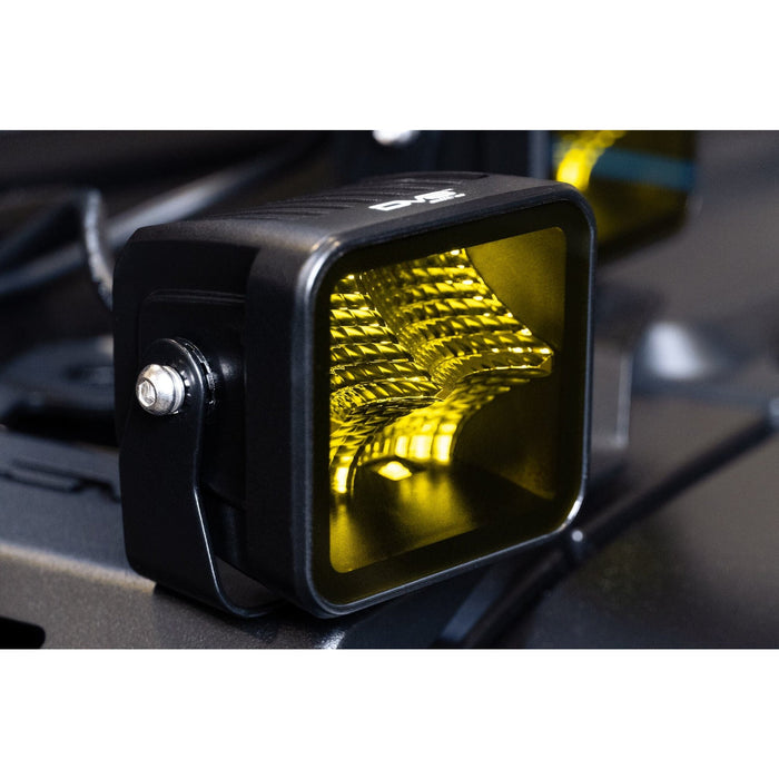 DV8 Offroad | Elite Series 3-Inch Amber LED Pod Lights