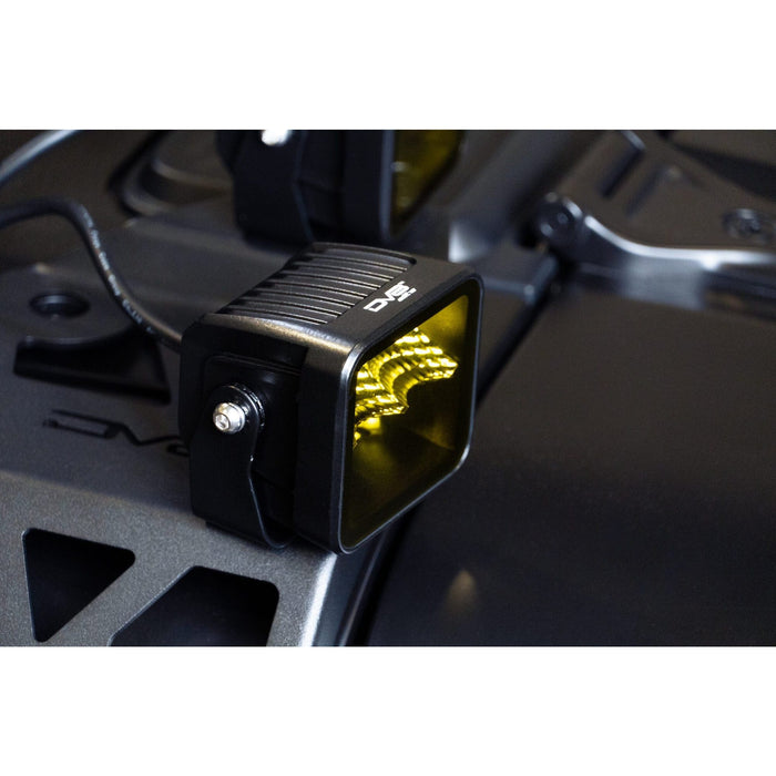 DV8 Offroad | Elite Series 3-Inch Amber LED Pod Lights