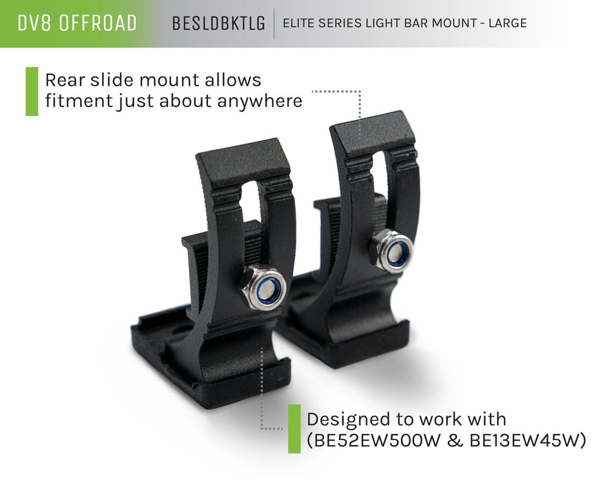 DV8 Offroad | Elite Series Light Bar Mount - Large