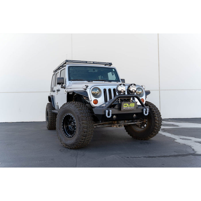 DV8 Offroad | Flip-Up Fairlead Mounted License Plate Bracket