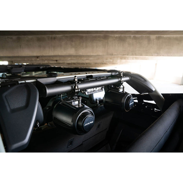 DV8 Offroad | Ford Bronco Rear Speaker & Light Mount Bar