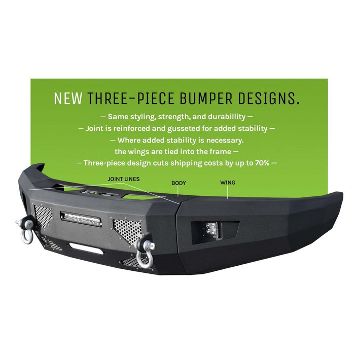 DV8 Offroad | Ford F-150 Steel Front Bumper
