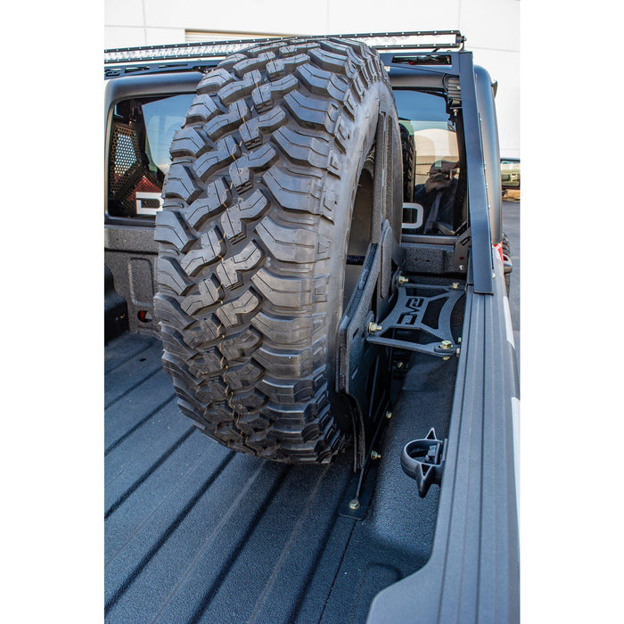DV8 Offroad | Jeep Gladiator JT Stand Up Spare Tire Mount