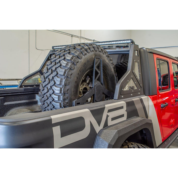 DV8 Offroad | Jeep Gladiator JT Stand Up Spare Tire Mount
